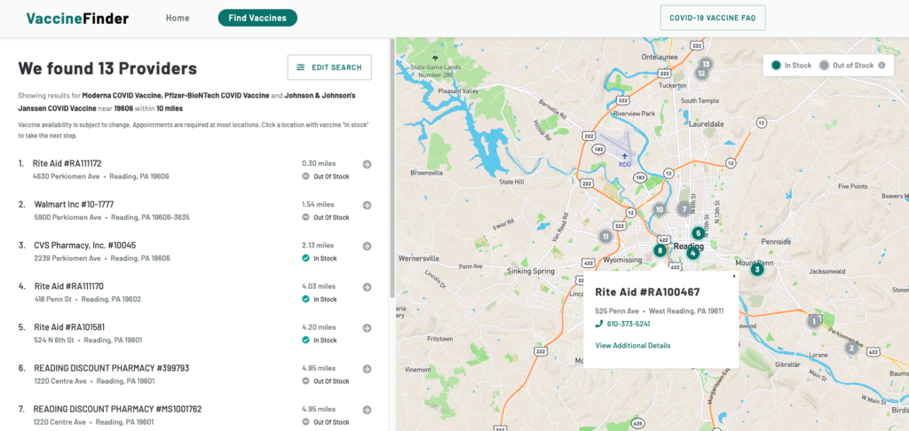 find a covid-19 vaccine near you