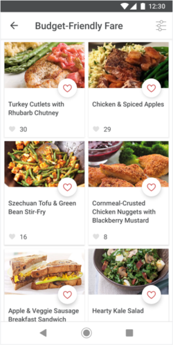 Members can explore new meals based on their preferences.