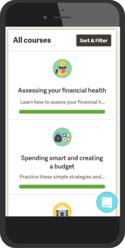 Members can take Enrich courses relevant to their needs and interests.