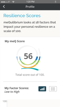 Members can take a resilience assessment.