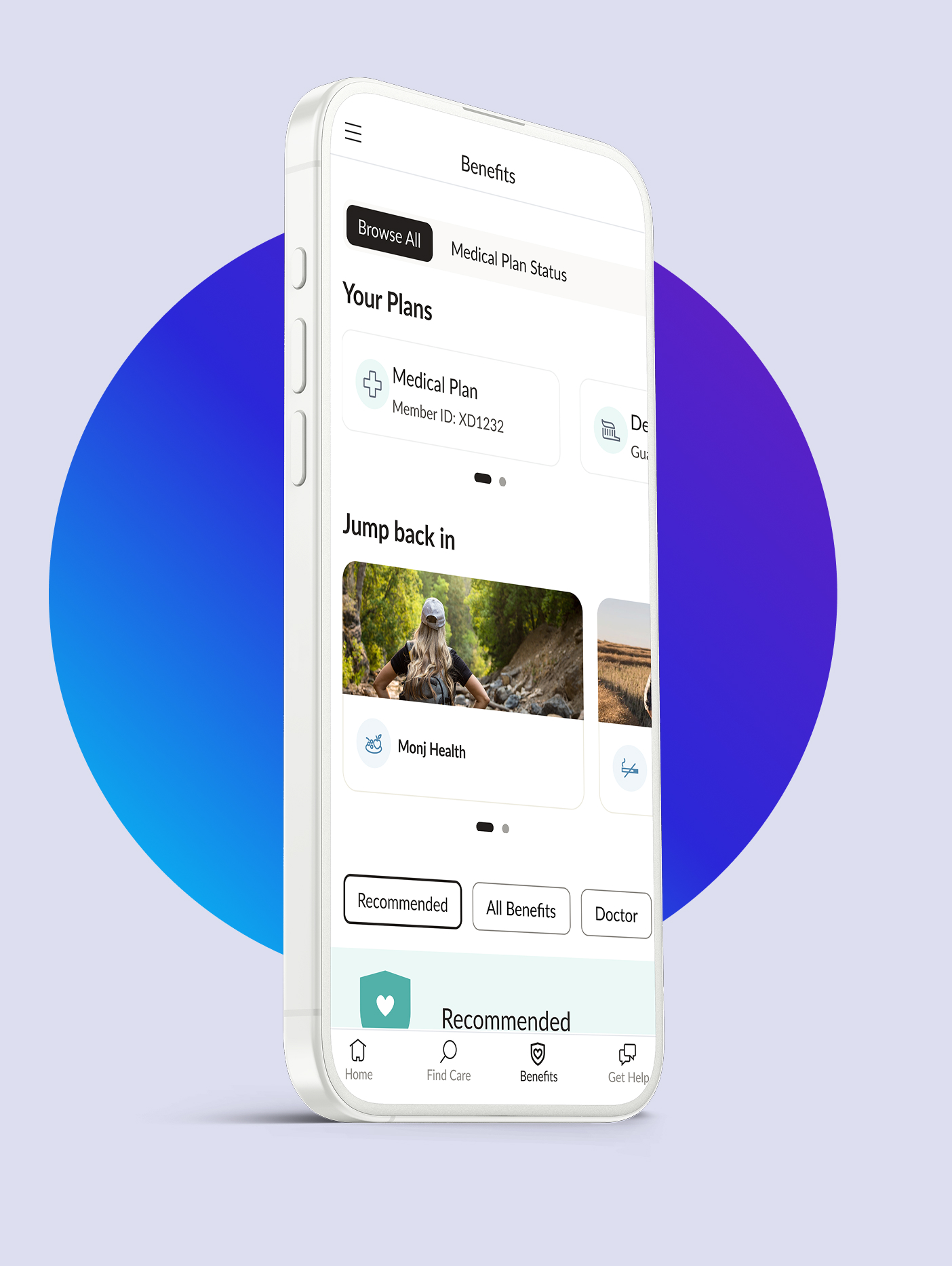 Personalized member experience